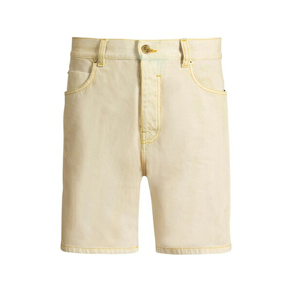 バルマン メンズ カジュアルパンツ ボトムス Five-pocket bermuda shorts Neutrals|asty