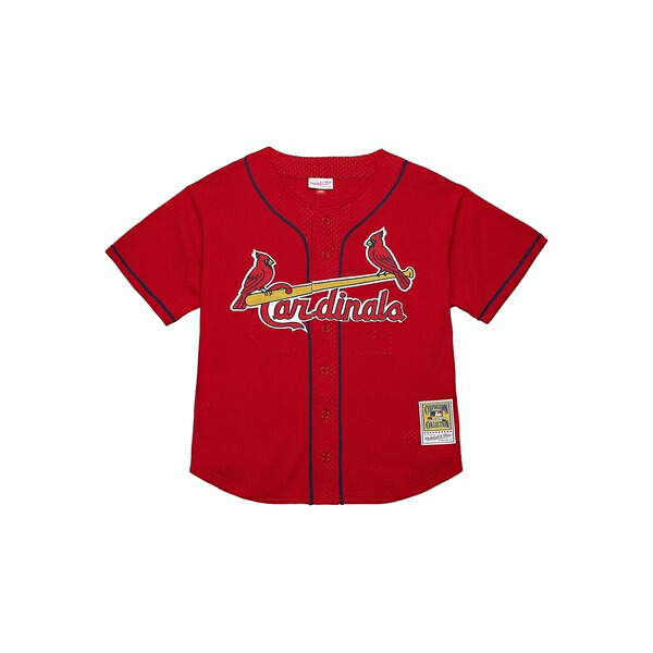 ミッチェル\u0026ネス メンズ プルオーバー トップス Mlb cardinals 1998 mark mcgwire shirt Red