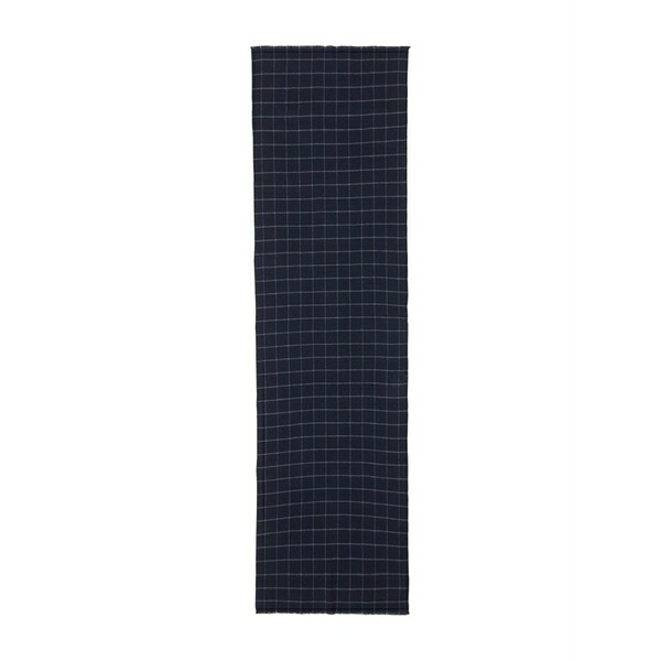 フェデーリ メンズ マフラー・ストール・スカーフ アクセサリー Check-pattern scarf Blue|asty