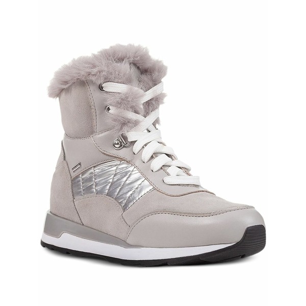 ジェオックス レディース スニーカー シューズ Trimmed high-top sneakers Grey|asty