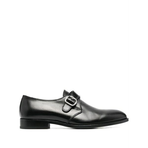 フラテッリ ロセッティ メンズ 御召しものシューズ シューズ Front-buckle monk shoes Black
