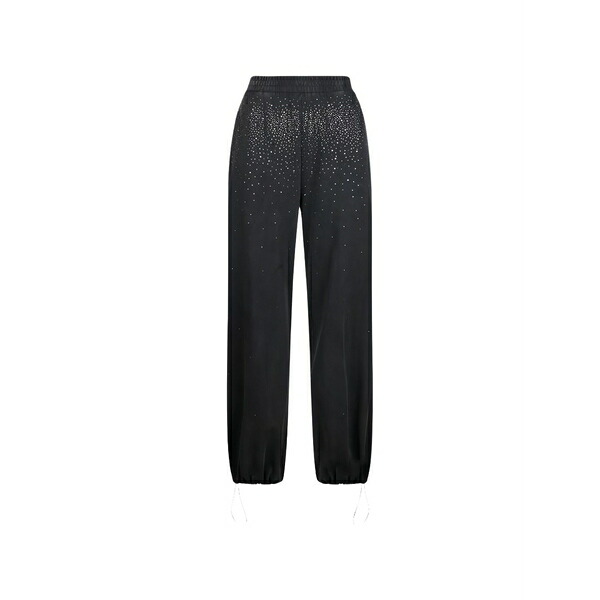 リュージョー レディース カジュアルパンツ ボトムス Embellished trousers Black