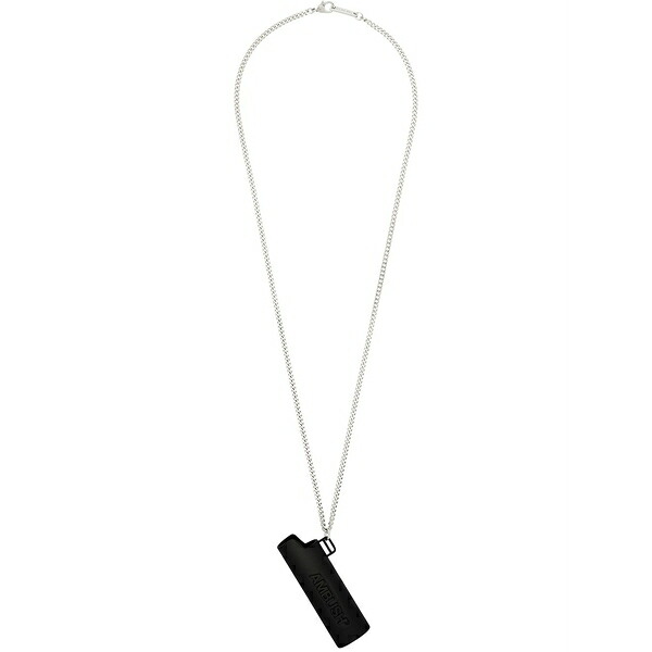 アンブッシュ メンズ 首飾り・チョー鉄道車両 付属品 Lighter pendant necklace Black ジュエリー・アクセサリー-メンズジュエリー・アクセサリー