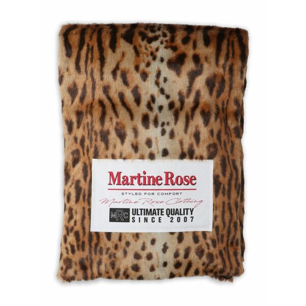 マーティン・さくら色 メンズ えり巻き・袈裟・えり巻き 付属物 Padded animal-print scarf Brown