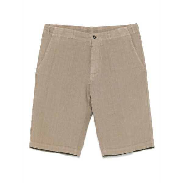 コルネリアーニ メンズ カジュアルパンツ ボトムス Linen shorts Brown｜asty 53,280円