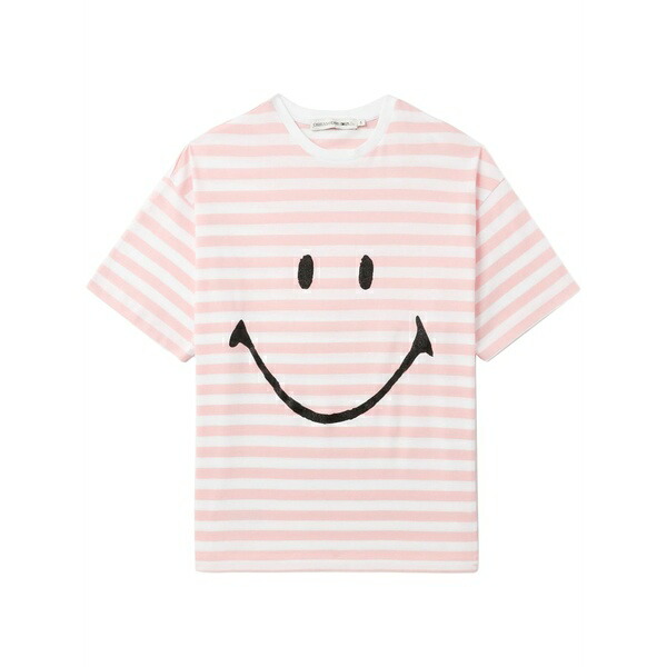 ジョシュア サンダース レディース プルオーバー トップス Glitter smile t-shirt Pink