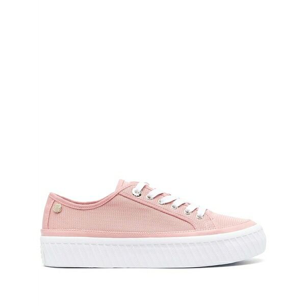 トミー ヒルフィガー レディース スニーカー シューズ Low-top platform sneakers Pink
