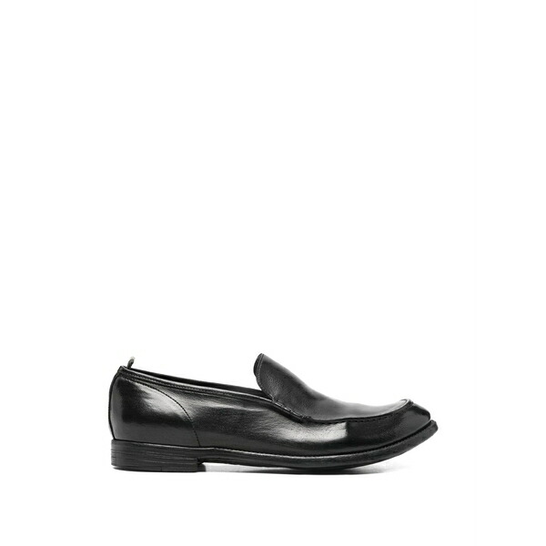 オフィチーネ クリエイティブ メンズ スリッポン・ローファー シューズ Arc loafers Black｜asty