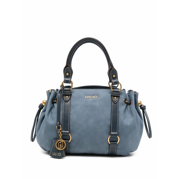 リュージョー レディース トートバッグ バッグ Logo-charm tote bag Blue|asty