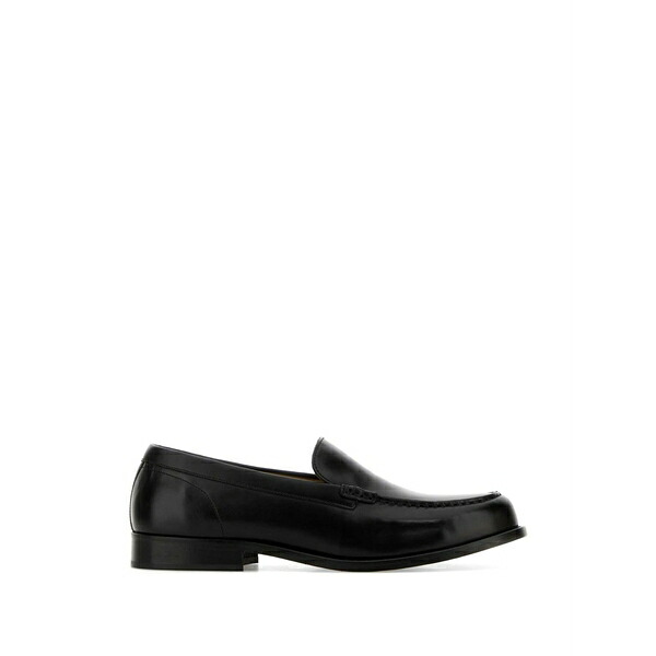 アーペーセー メンズ スリッポン・ローファー シューズ Leather loafers Black｜asty