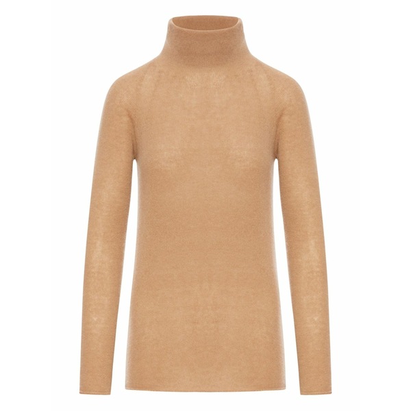 ロベルトコリーナ レディース ニット&セーター アウター Cashmere turtleneck sweater Neutrals|asty