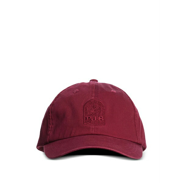 パラジャンパーズ メンズ かぶり笠 付属品 Ardine embroidered baseball cap Red