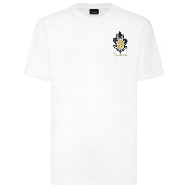 ビリオネア メンズ Tシャツ トップス Fleur-de-lis t-shirt White｜asty