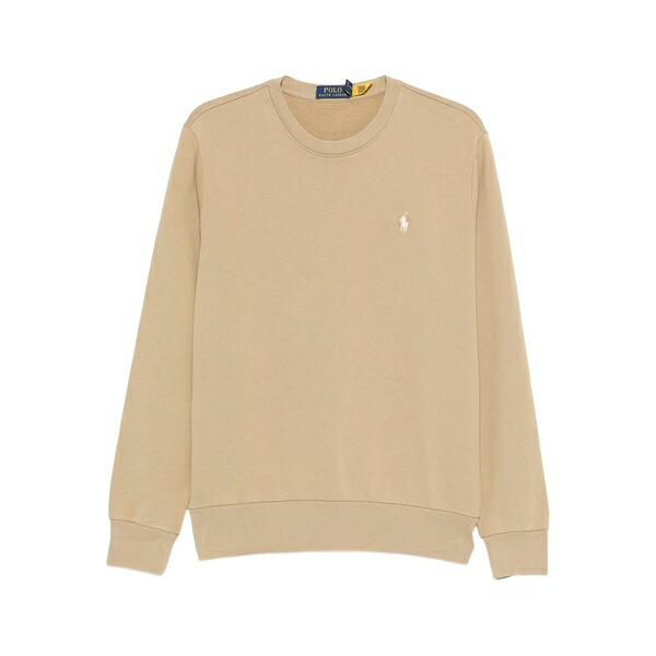 ラルフローレン メンズ パーカー・スウェットシャツ アウター Polo pony cotton sweatshirt Neutrals|asty