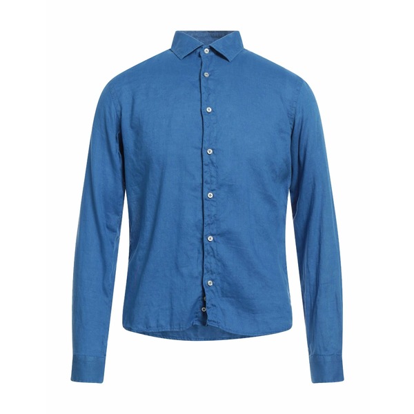 【送料無料】 ロッソピューロ メンズ シャツ トップス Shirts Blue