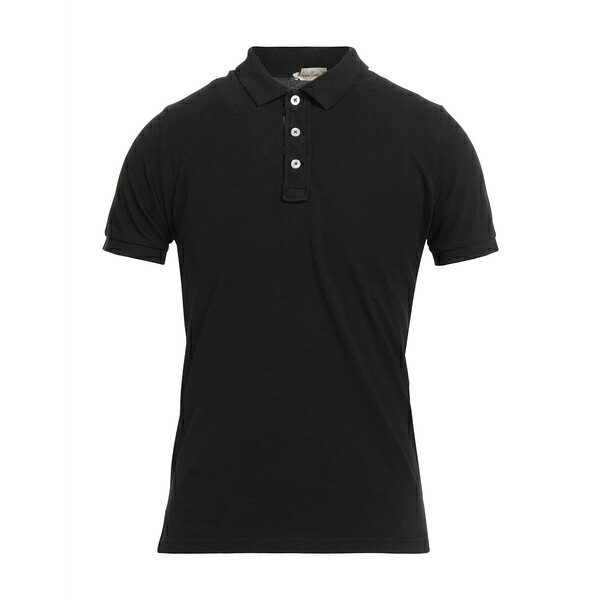 【送料無料】 カシミアカンパニー メンズ Tシャツ トップス Polo shirts Black