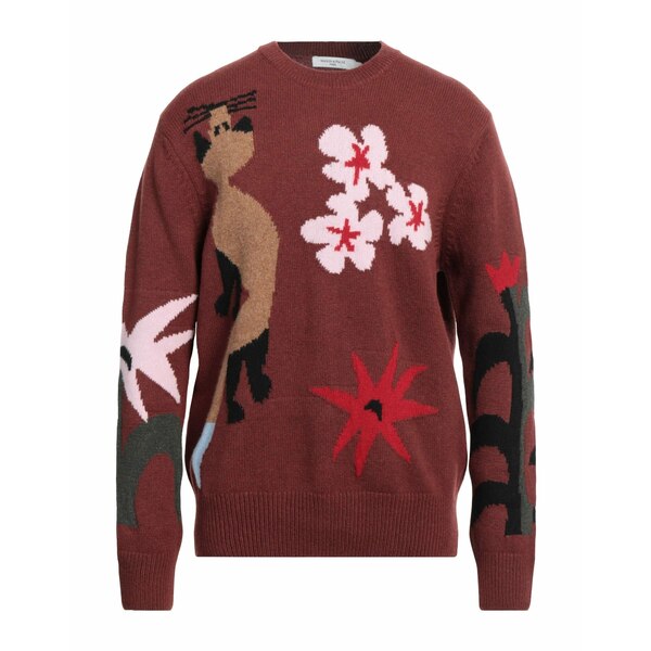 【送料無料】 メゾン キツネ メンズ ニット&セーター アウター Sweaters Orange|asty