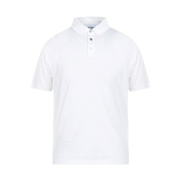 【送料無料】 アルファス テューディオ メンズ Tシャツ トップス Polo shirts White
