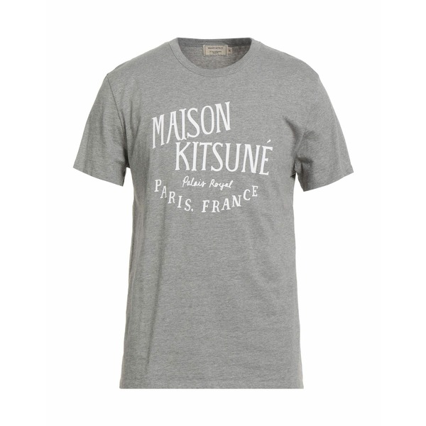【送料無料】 メゾン キツネ メンズ Tシャツ トップス T-shirts Grey