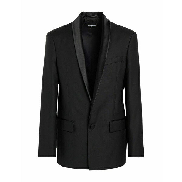 【貨物輸送無料】 ディースクエアード メンズ 上衣＆上衣 アウター Blazers Black