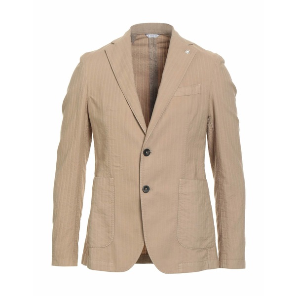 【送料無料】 マニュエル リッツ メンズ ジャケット＆ブルゾン アウター Blazers Beige