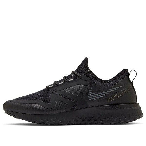 Nike ナイキ レディース スニーカー  【(WMNS) Nike Odyssey React 2 Shield \u0027Black Metallic Silver\u0027 BQ1672-001】  大きさ US_6.5(23.5糎)