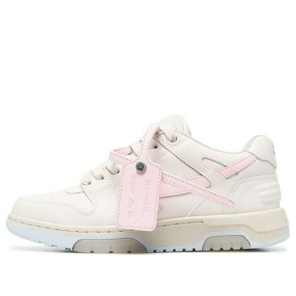 OFF-WHITE 象牙色 レディース スニーカー  【(WMNS) OFF-THITE Out Of Office Arrow-motif Low-top Sneakers Pink OWIA259S21LEA0016130】  大きさ US_W_10