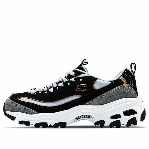 Skechers スケッチャーズ レディース スニーカー 【(WMNS) Skechers D\'Lites Running Shoes Black/White 99999745-BKGD】 サイズ US_6(23.0cm)|asty