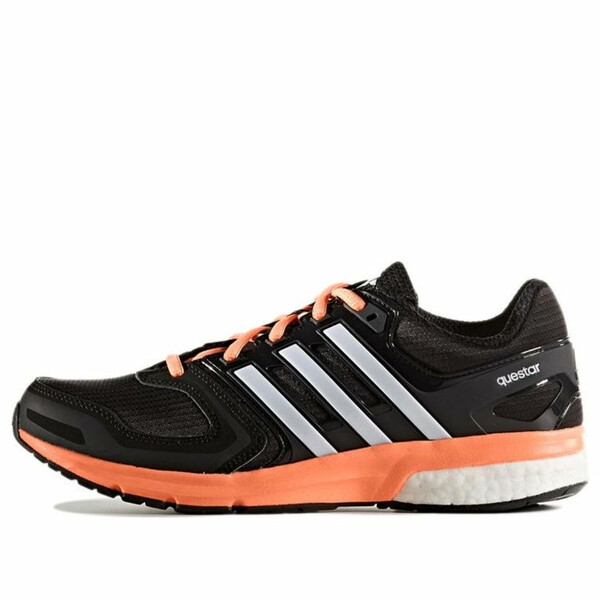 adidas アディダス レディース スニーカー 【(WMNS) adidas Questar \'Black White Orange\' S76733】 サイズ US_6(23.0cm)|asty