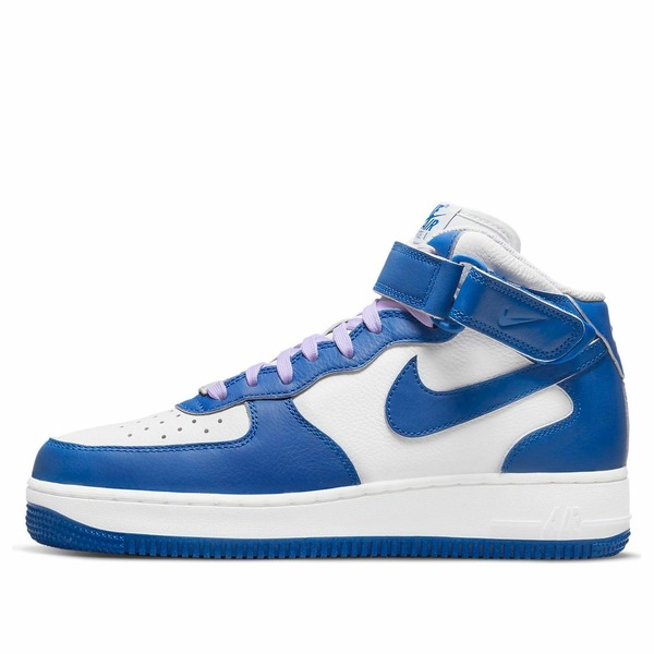 Nike ナイキ レディース スニーカー 【(WMNS) Nike Air Force 1 '07 Mid 'Military Blue Doll' DX3721-100】 サイズ US_5.5(22.5cm)|asty