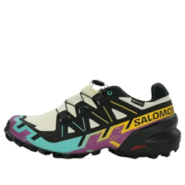 SALOMON サロモン レディース スニーカー 【(WMNS) SALOMON Speedcross 6 Gore-Tex 'Transparent Yellow Black' 478802】 サイズ US_7(24.0cm)｜asty