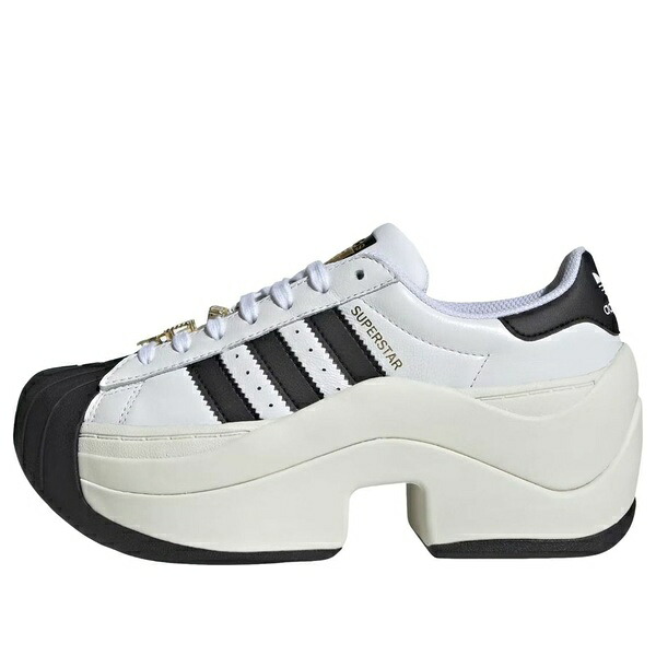 adidas アディダス レディース スニーカー 【(WMNS) adidas Superstar Bold 'White Black' JR9895】 サイズ US_W_10｜asty 42,770円