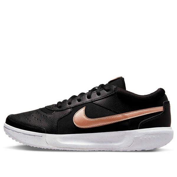 Nike ナイキ レディース スニーカー 【(WMNS) Nike Court Zoom Lite 3 'Black Metallic Red Bronze' DH1042-091】 サイズ US_7(24.0cm)|asty