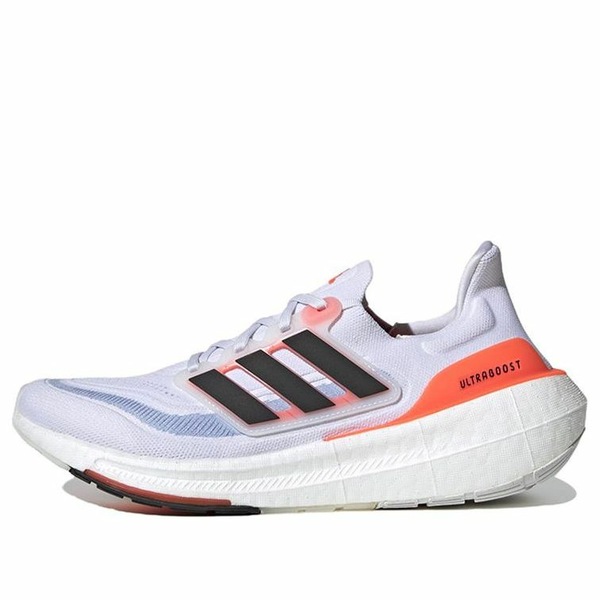 adidas アディダス メンズ スニーカー 【adidas Ultra Boost Light White Black Solar Red HQ6351】 サイズ US_11.5(29.5cm)｜asty