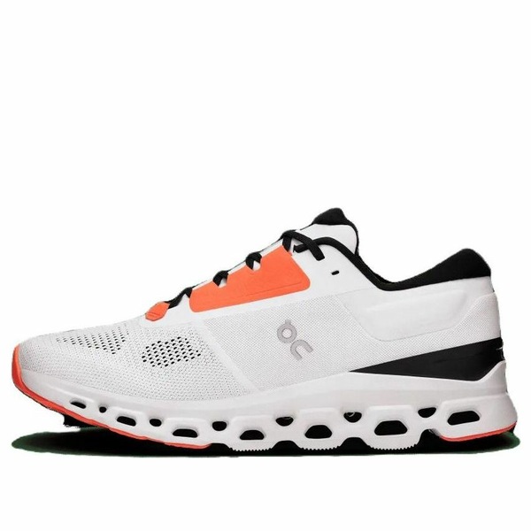 On Running オン 駈けっくら メンズ スニーカー  【On Running Cloudstratus 3 \u0027White Orange\u0027 3MD30110248】  大きさ US_10.5(28.5糎)