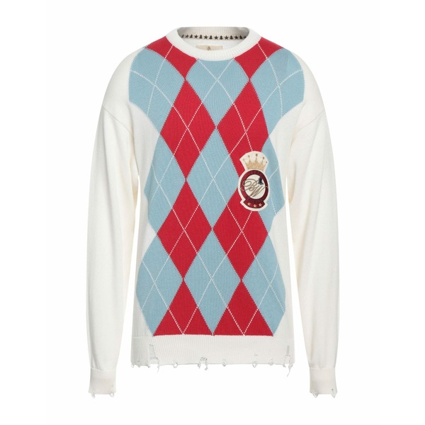 【送料無料】 ベルウッド メンズ ニット&セーター アウター Sweaters White