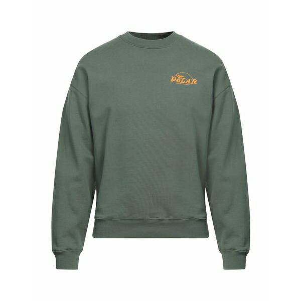 【送料無料】 ポラースケート メンズ パーカー・スウェットシャツ アウター Sweatshirts Green