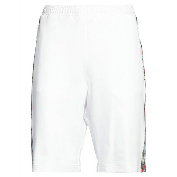 【送料無料】 ミッソーニ メンズ カジュアルパンツ ボトムス Shorts & Bermuda Shorts White｜asty