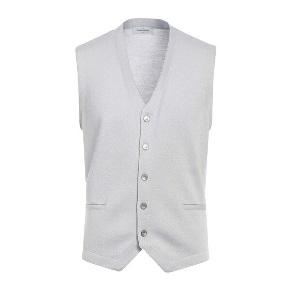 【送料無料】 グランサッソ メンズ ニット\u0026セーター アウター Cardigans Grey