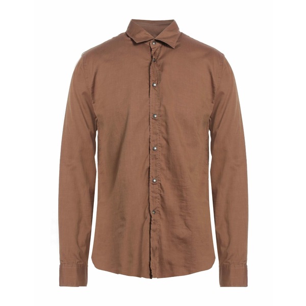 【送料無料】 ザカス メンズ シャツ トップス Shirts Brown