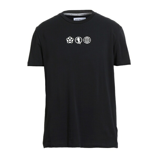 【送料無料】 ビッケンバーグス メンズ Tシャツ トップス T-shirts Black