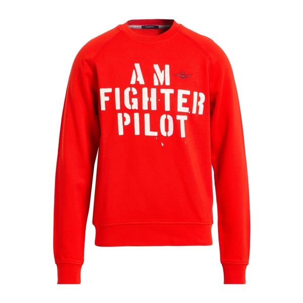 【送料無料】 アエロナウティカ ミリターレ メンズ パーカー・スウェットシャツ アウター Sweatshirts Red|asty