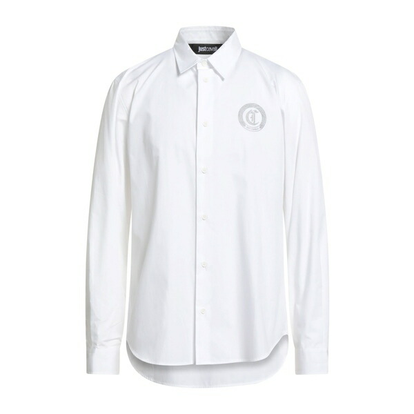 【送料無料】 ロベルトカヴァリ メンズ シャツ トップス Shirts White