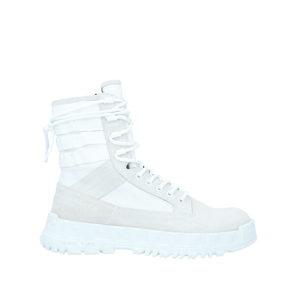【貨物輸送無料】 ヴェルサーチ メンズ ブーツ シューズ Ankle boots White