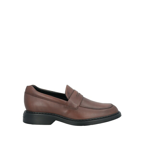 【送料無料】 ホーガン メンズ スリッポン・ローファー シューズ Loafers Brown