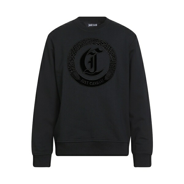 【送料無料】 ロベルトカヴァリ メンズ パーカー・スウェットシャツ アウター Sweatshirts Black｜asty