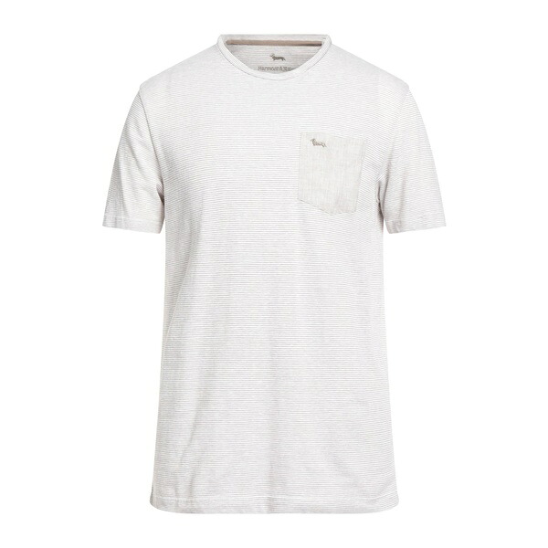 【送料無料】 ハーモント & ブレイン メンズ Tシャツ トップス T-shirts Grey