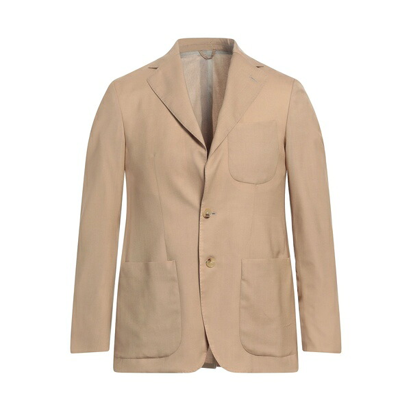【送料無料】 カルーゾ メンズ ジャケット＆ブルゾン アウター Blazers Beige