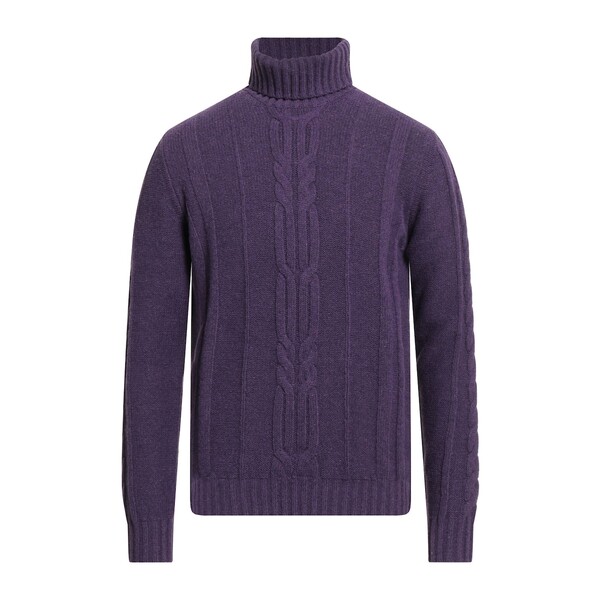 【送料無料】 アルファス テューディオ メンズ ニット&セーター アウター Turtlenecks Purple