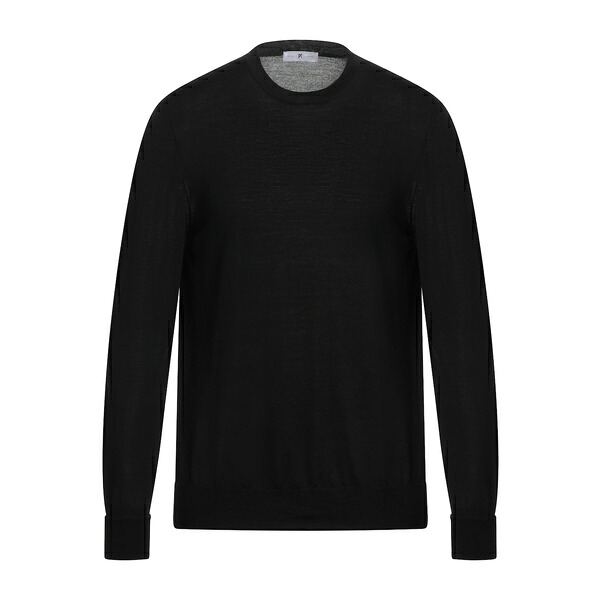 【貨物輸送無料】 PTトリノ メンズ 編み物\u0026プルオーバー アウター Sweaters Black